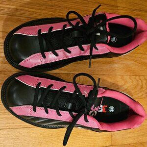 3G Kicks Black/Pink Women's Bowling Shoes, Left or Right Hand